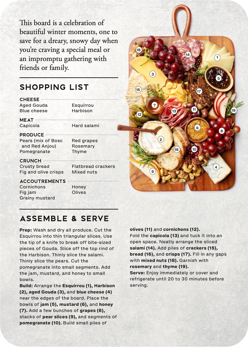 Around the Board Card Deck : 54 Cards for Creating Seasonal Cheese & Charcuterie Boards - Image 3