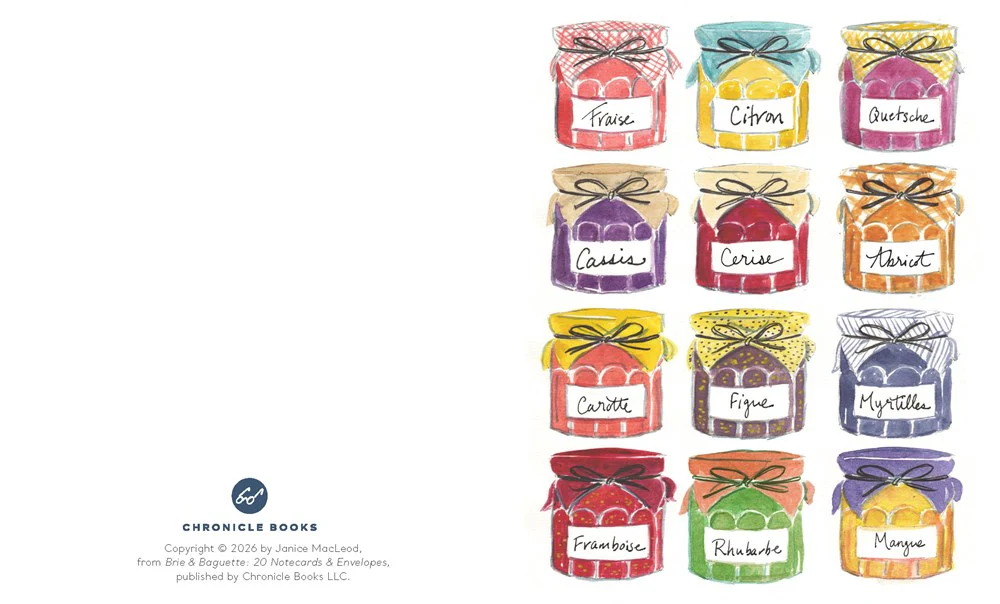 Brie & Baguette Notes: 20 Notecards & Envelopes - Image 4