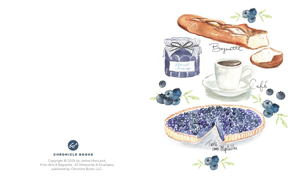 Brie & Baguette Notes: 20 Notecards & Envelopes - Image 5