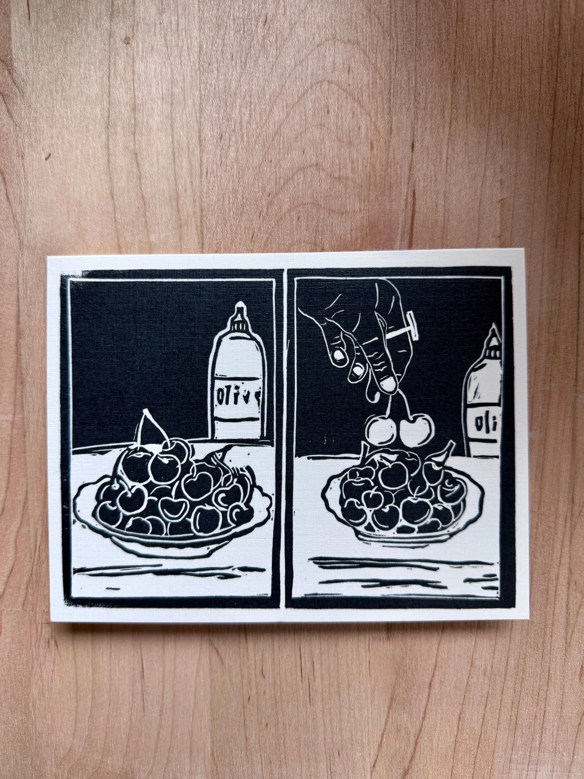 Cherries Greeting Card