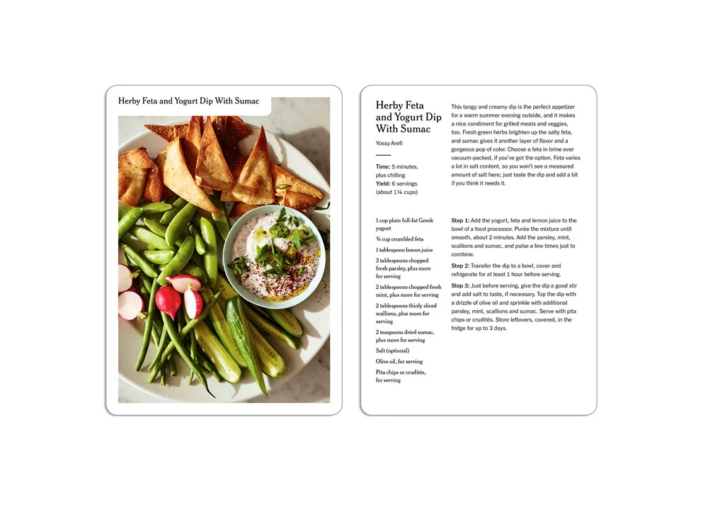 The New York Times Cooking Appetizer Deck : 50 Cards for Festive Starters and Snacks - Image 3